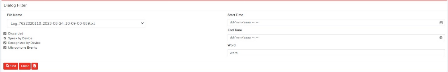 Dialog Filter
