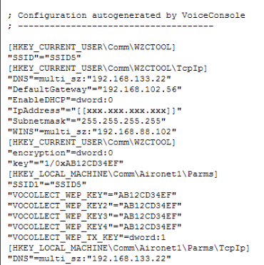 Device Profile Configuration